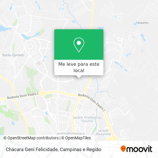 Chácara Geni Felicidade mapa