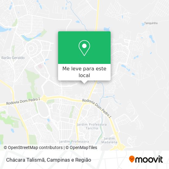 Chácara Talismã mapa