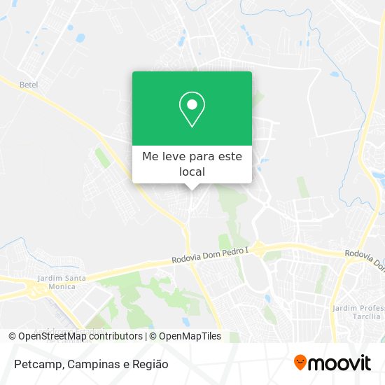 Petcamp mapa