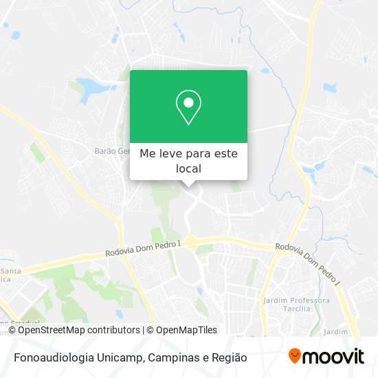 Fonoaudiologia Unicamp mapa