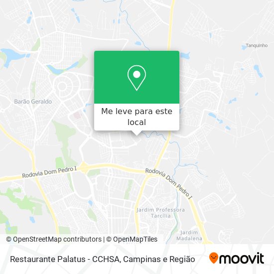 Restaurante Palatus - CCHSA mapa