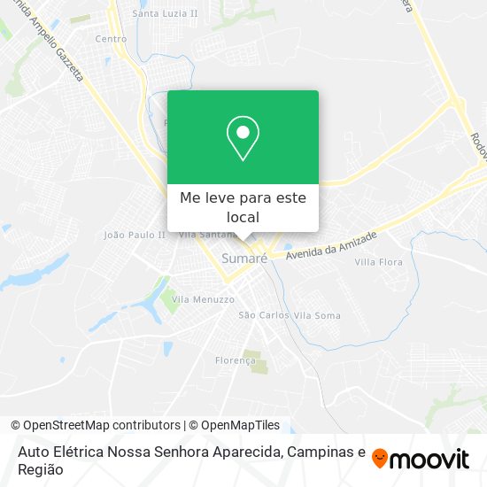 Auto Elétrica Nossa Senhora Aparecida mapa