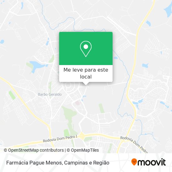 Farmácia Pague Menos mapa