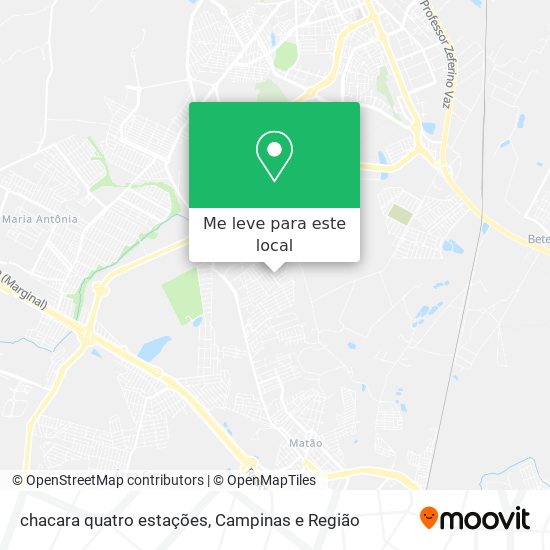 chacara quatro estações mapa