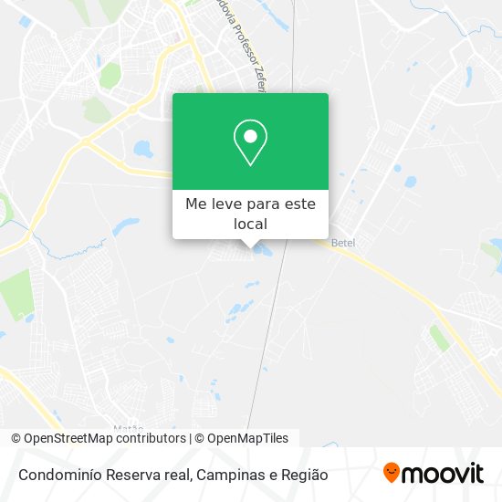 Condominío Reserva real mapa
