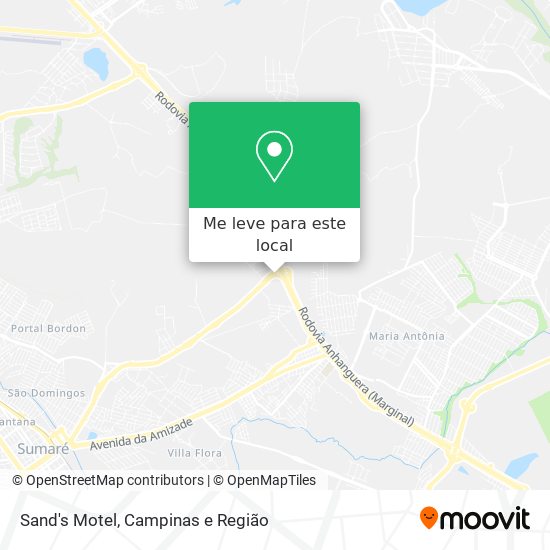 Sand's Motel mapa