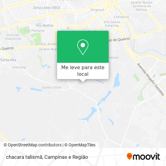 chacara talismã mapa