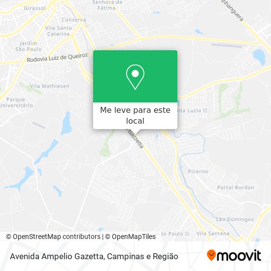 Avenida Ampelio Gazetta mapa