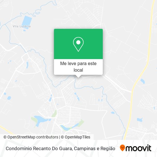 Condominio Recanto Do Guara mapa