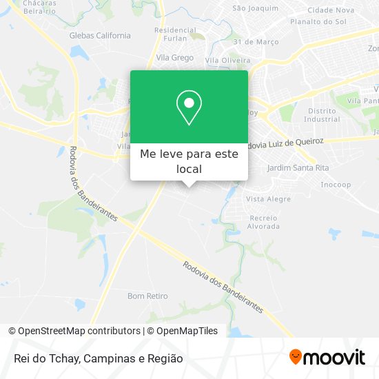 Rei do Tchay mapa