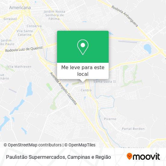 Paulistão Supermercados mapa