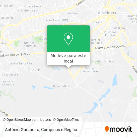 Antônio Garapeiro mapa