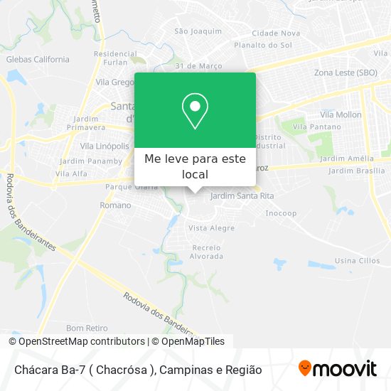 Chácara Ba-7 ( Chacrósa ) mapa