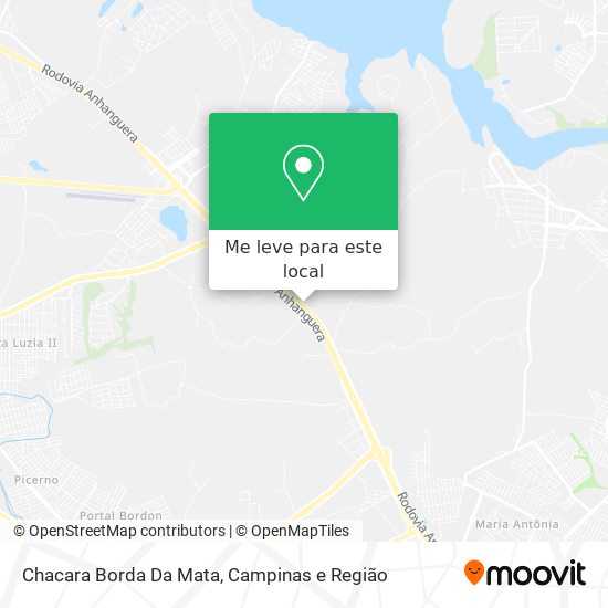 Chacara Borda Da Mata mapa