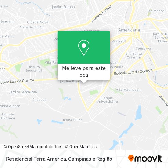 Residencial Terra America mapa