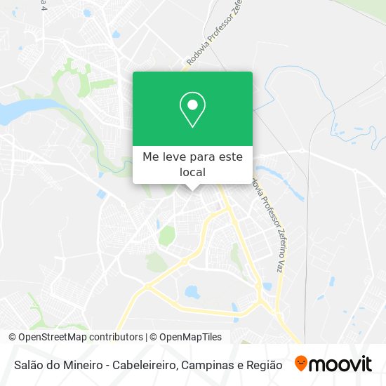 Salão do Mineiro - Cabeleireiro mapa
