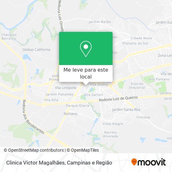Clinica Victor Magalhães mapa