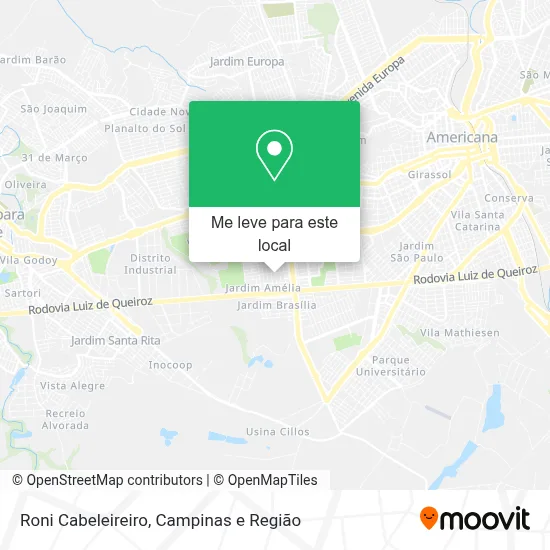 Roni Cabeleireiro mapa