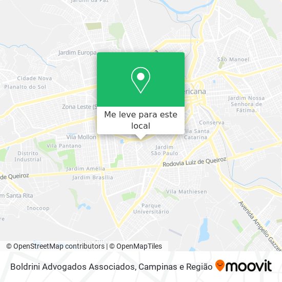Boldrini Advogados Associados mapa