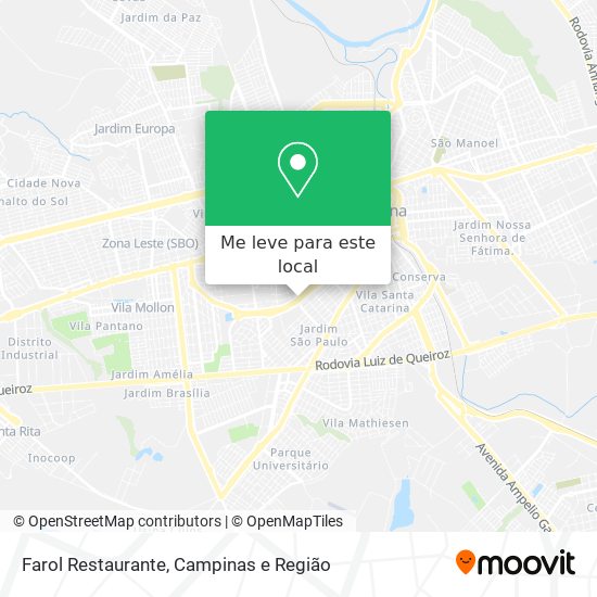 Farol Restaurante mapa