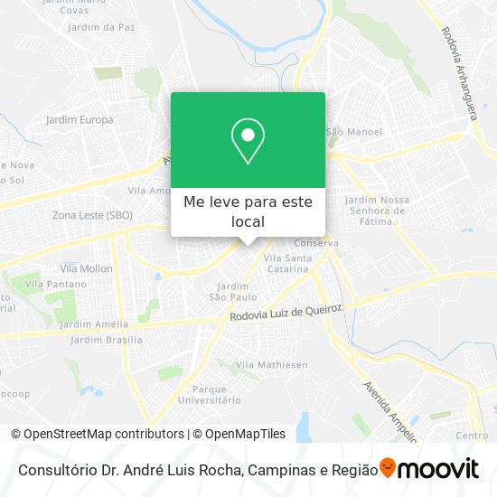 Consultório Dr. André Luis Rocha mapa