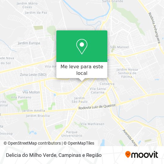 Delicia do Milho Verde mapa
