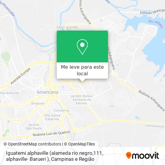 Iguatemi alphaville (alameda rio negro,111, alphaville- Barueri ) mapa