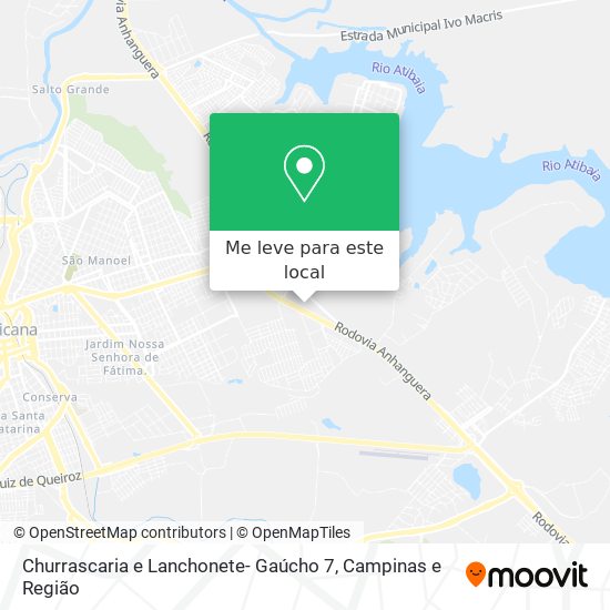 Churrascaria e Lanchonete- Gaúcho 7 mapa
