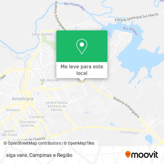 siga vans mapa