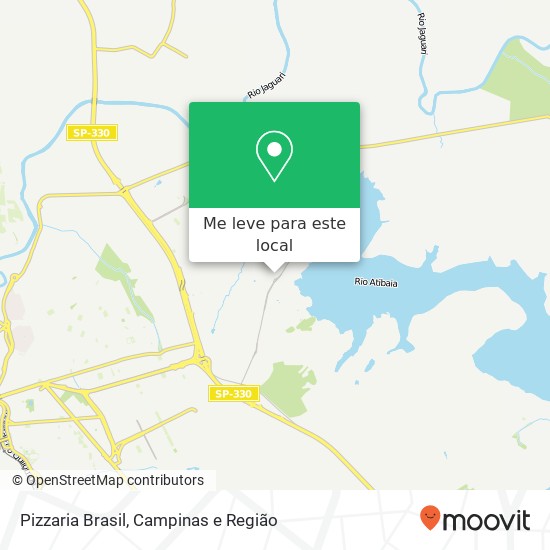 Pizzaria Brasil mapa