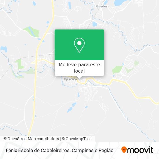 Fênix Escola de Cabeleireiros mapa