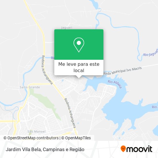 Jardim Vila Bela mapa