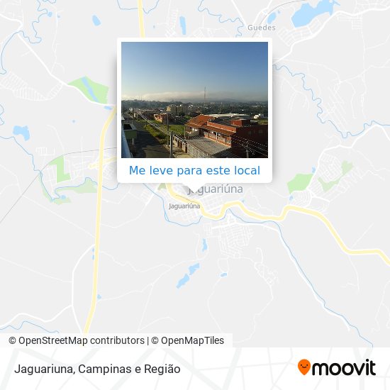 Jaguariuna mapa