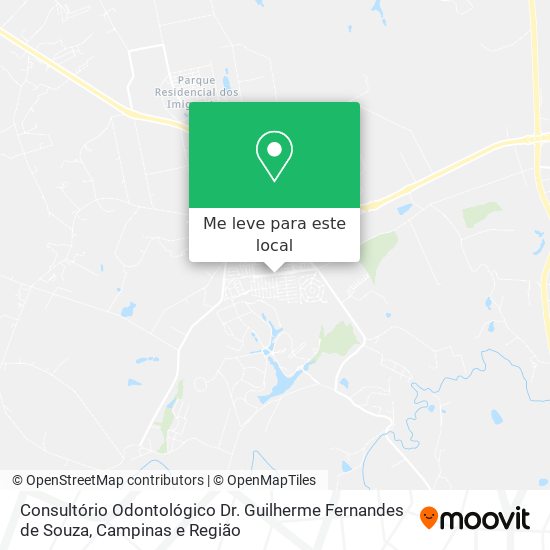 Consultório Odontológico Dr. Guilherme Fernandes de Souza mapa