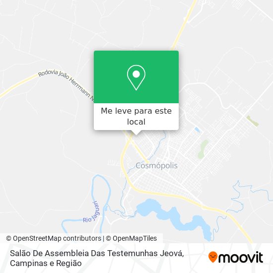 Salão De Assembleia Das Testemunhas Jeová mapa