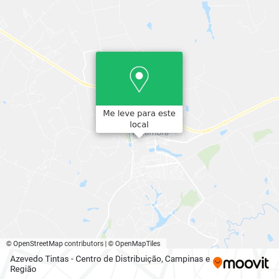 Azevedo Tintas - Centro de Distribuição mapa