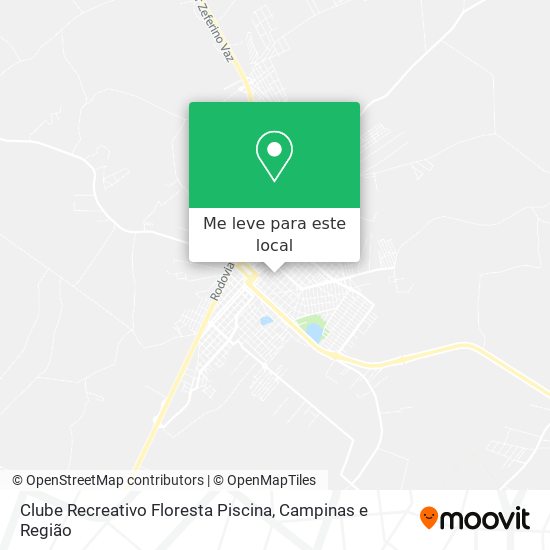 Clube Recreativo Floresta Piscina mapa