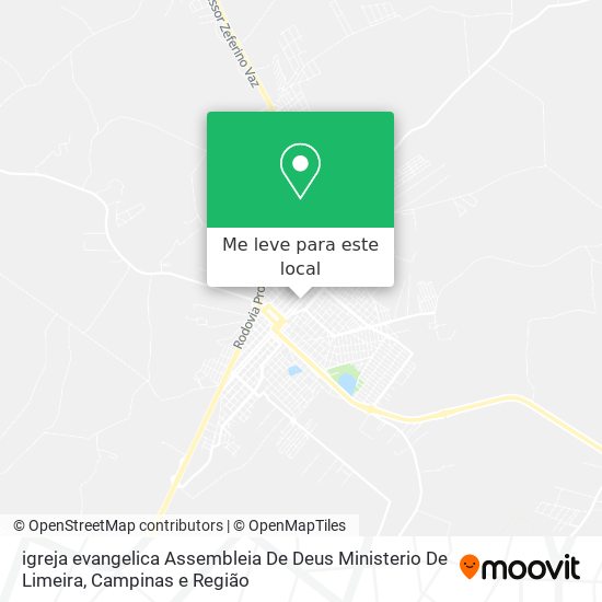 igreja evangelica Assembleia De Deus Ministerio De Limeira mapa