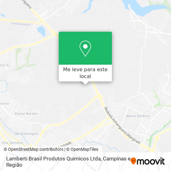 Lamberti Brasil Produtos Químicos Ltda mapa