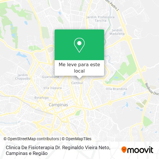 Clinica De Fisioterapia Dr. Reginaldo Vieira Neto mapa