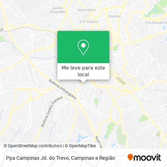 Ppa Campinas Jd. do Trevo mapa