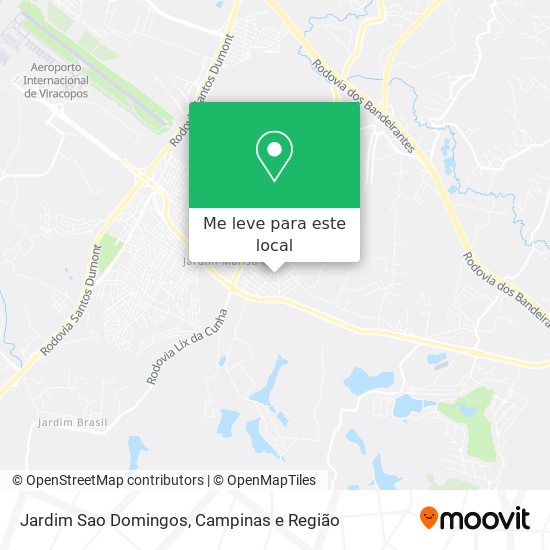 Jardim Sao Domingos mapa