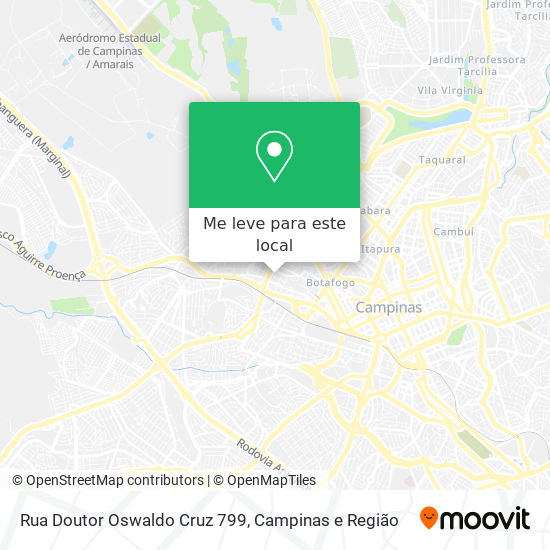 Rua Doutor Oswaldo Cruz 799 mapa