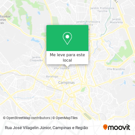 Rua José Vilagelin Júnior mapa