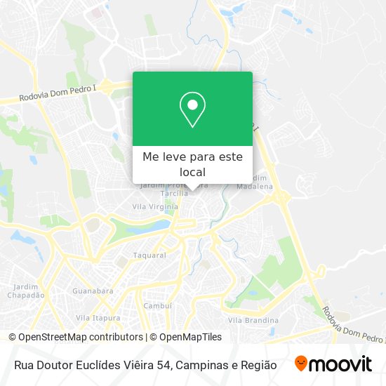Rua Doutor Euclídes Viêira 54 mapa