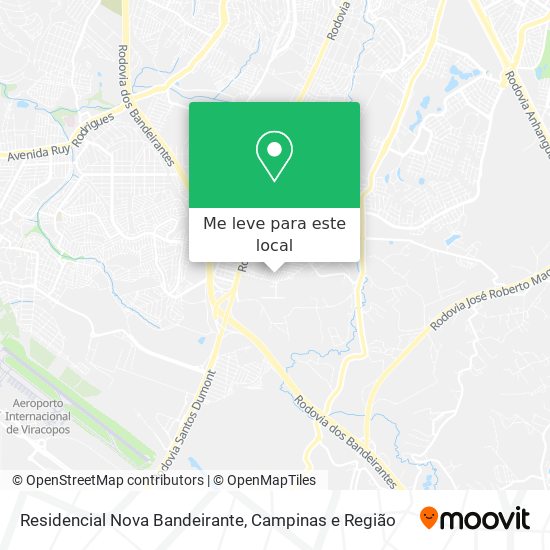 Residencial Nova Bandeirante mapa