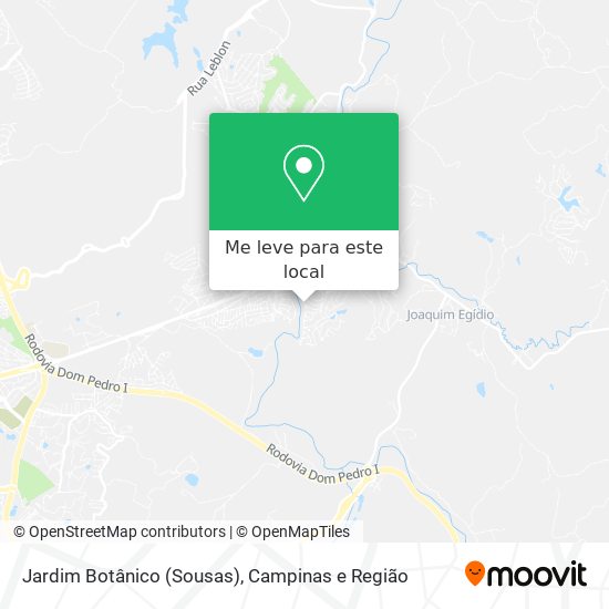 Jardim Botânico (Sousas) mapa