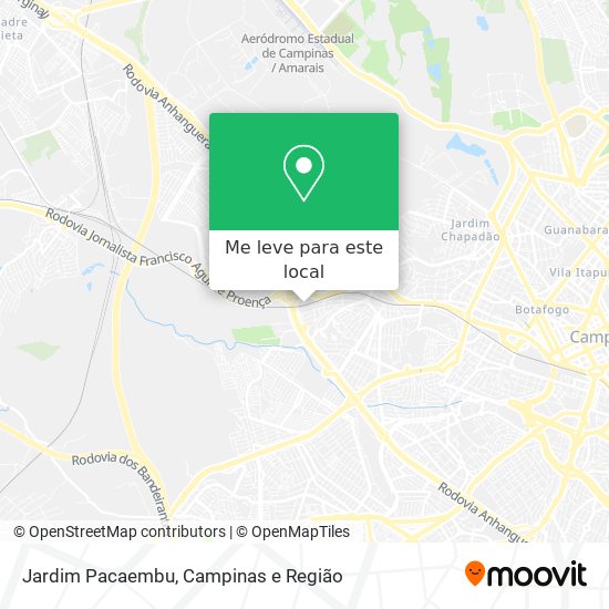 Jardim Pacaembu mapa