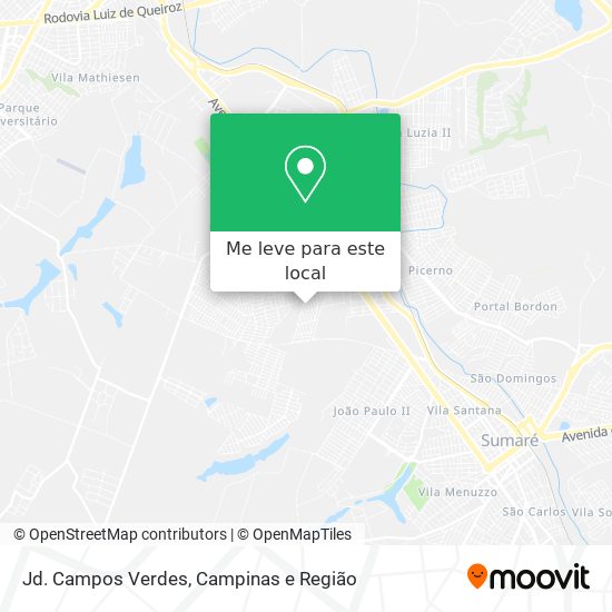 Jd. Campos Verdes mapa