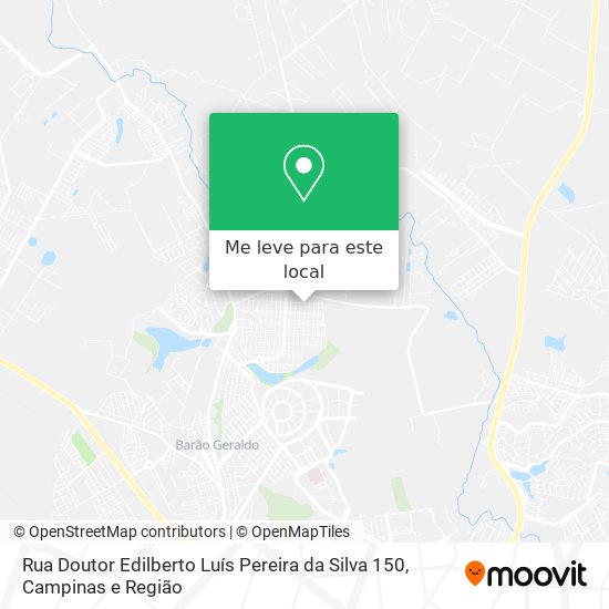 Rua Doutor Edilberto Luís Pereira da Silva 150 mapa